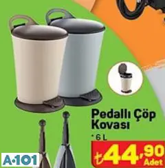 PEDALLI ÇÖP KOVASI